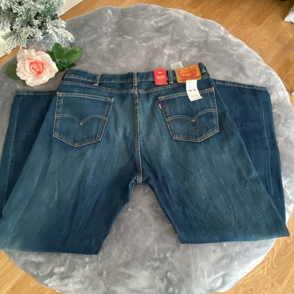 LEVI’S 505 REGULAR MEN’S STRAIGHT LEG JEANS SIZE: 40X30 - Picture 5 of 9
